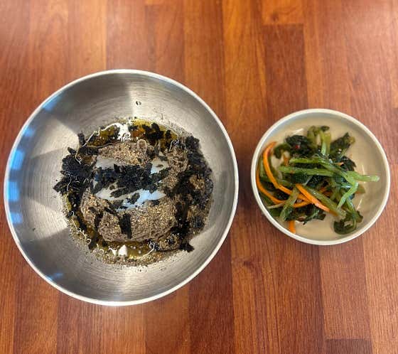 들기름순메밀막국수 메뉴 사진(네이버)