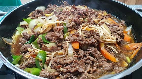 소불고기 메뉴 사진(네이버)
