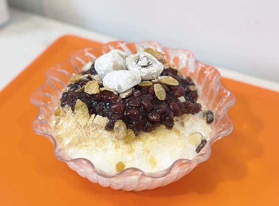 헤이리 옛날빙수 메뉴 사진(네이버)