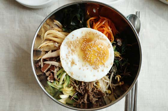 산채비빔밥 메뉴 사진(네이버)