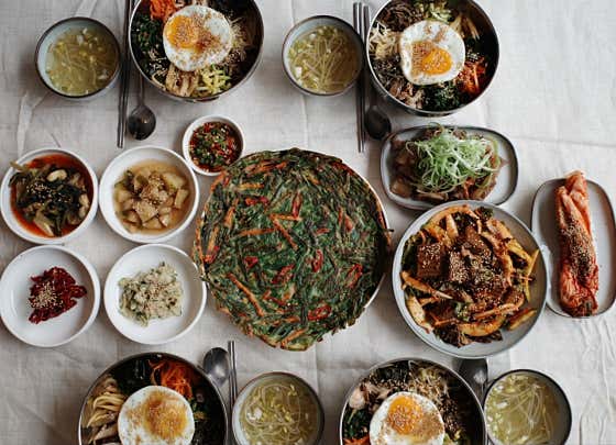 산채 비빔밥 세트 2인 메뉴 사진(네이버)