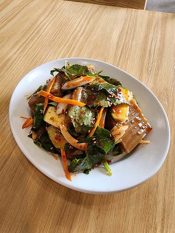 미니 도토리묵무침 메뉴 사진(네이버)