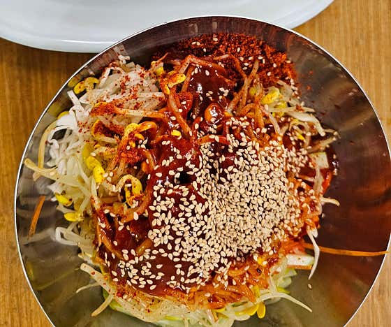 쫄면 메뉴 사진(네이버)