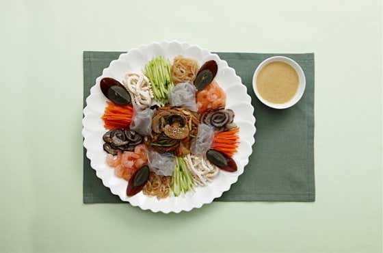 양장피 메뉴 사진(네이버)