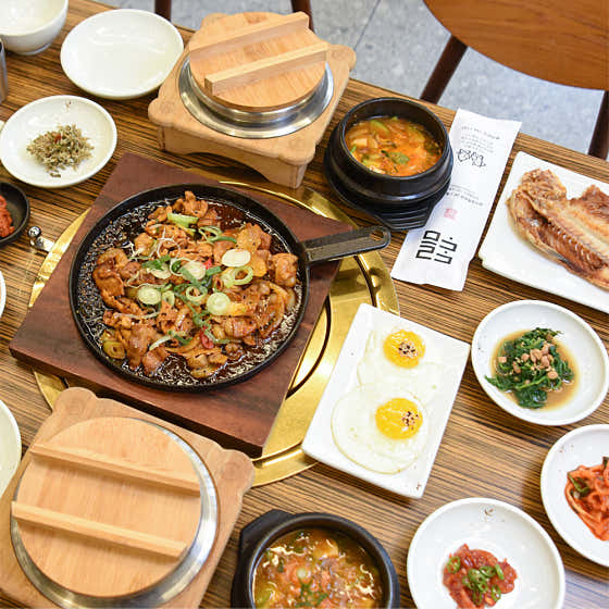 쌈밥 돌솥정식 (점심특선) 메뉴 사진(네이버)