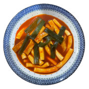 매콤달달 밀떡볶이 메뉴 사진(네이버)