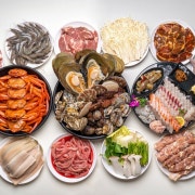 조개+제철회+홍게 무한리필1인 메뉴 사진(네이버)