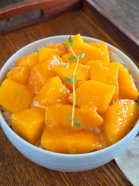 (시즌종료)쁘띠 제주 애플망고 빙수 메뉴 사진(네이버)