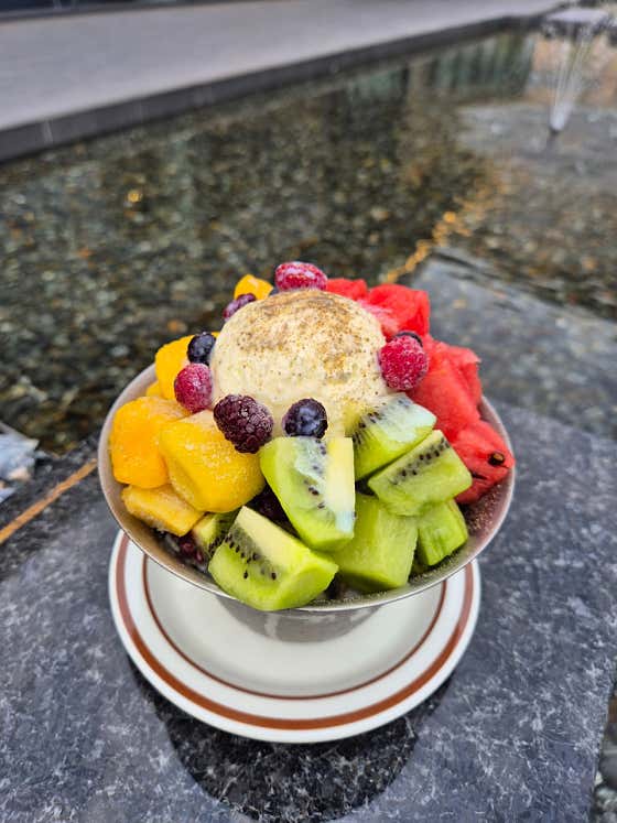 과일빙수 메뉴 사진(네이버)
