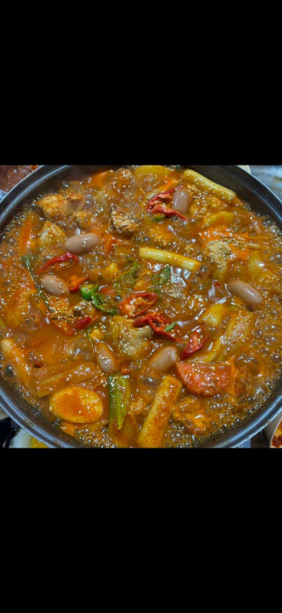 닭볶음탕 메뉴 사진(네이버)