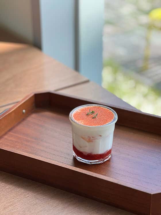 치즈크림딸기라떼 메뉴 사진(네이버)
