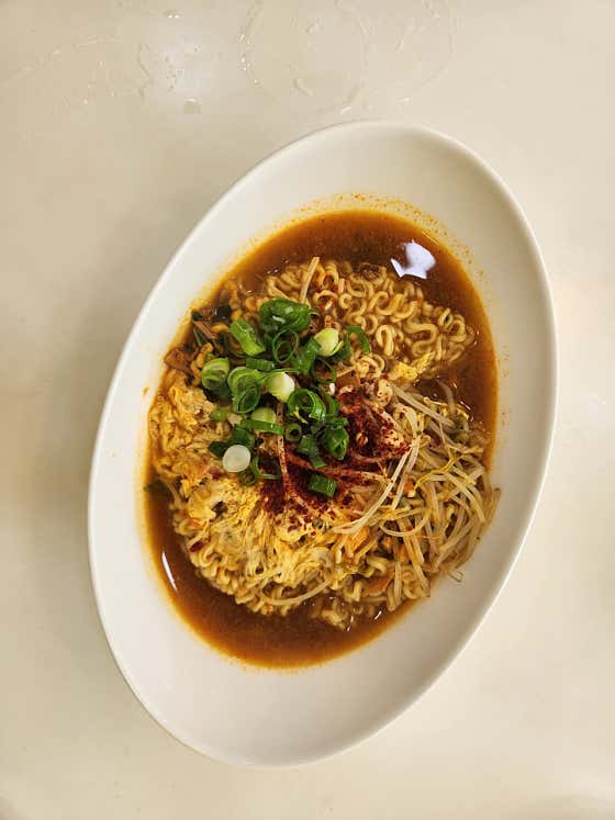 라면 메뉴 사진(네이버)