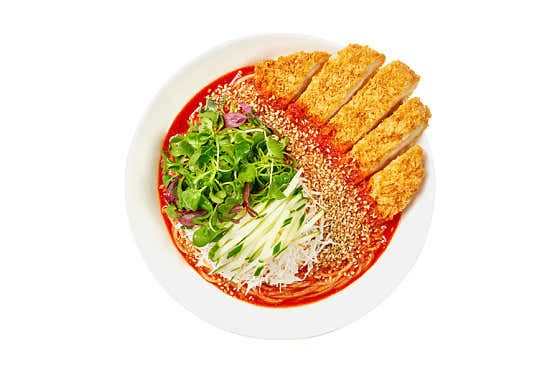 [국수나무] 돈비빔국수 메뉴 사진(네이버)