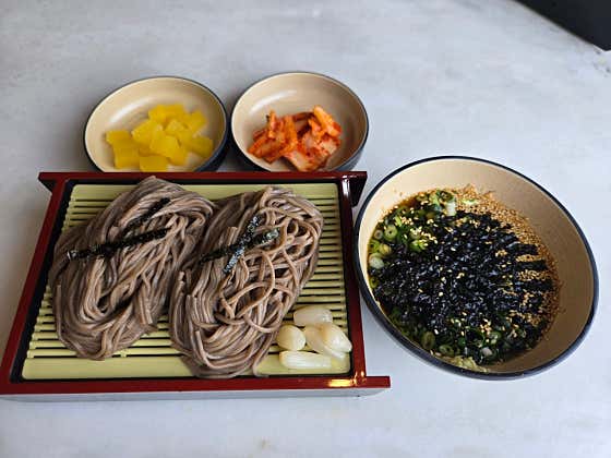 냉모밀 메뉴 사진(네이버)