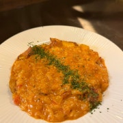 통베이컨 매콤불닭 리조또(매워요!!) 메뉴 사진(네이버)