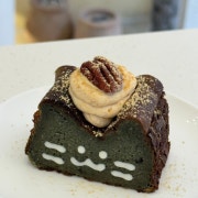 쑥인절미 ( 바스크치즈케이크 ) 메뉴 사진(네이버)