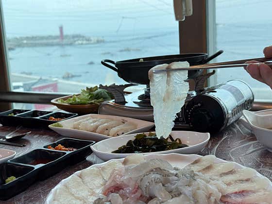 민박 코스(1인) 조식+석식+숙박 메뉴 사진(네이버)
