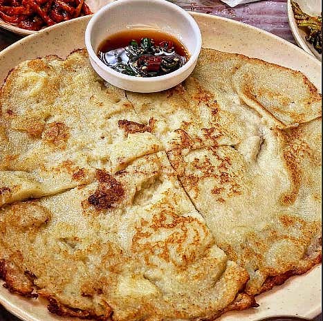 감자전 메뉴 사진(네이버)