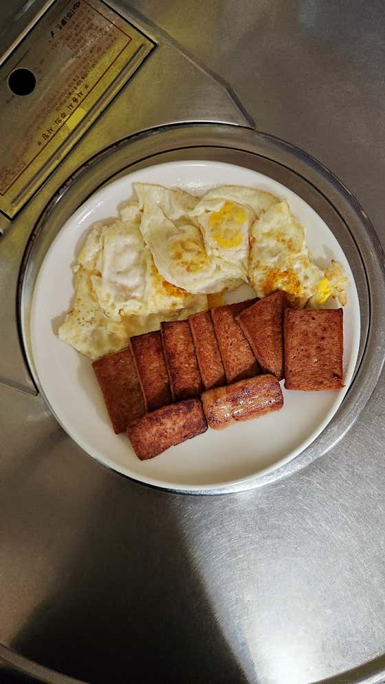 스팸후라이 메뉴 사진(네이버)