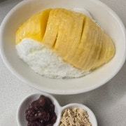 1인 망고빙수 메뉴 사진(네이버)