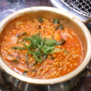 얼큰 떡라면 메뉴 사진(네이버)