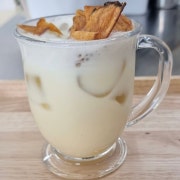 고구마라떼 HOT OR ICE 메뉴 사진(네이버)