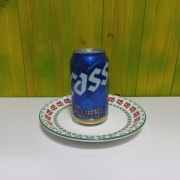 카스(캔, 355ml) 메뉴 사진(네이버)