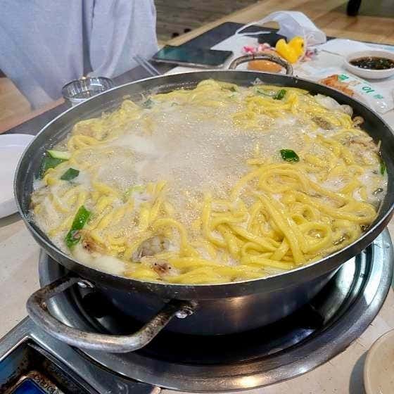 바지락 칼국수 메뉴 사진(네이버)