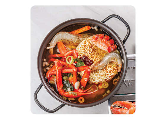 리뷰 라면셀프바 이용권 메뉴 사진(네이버)