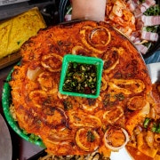 오징어 김치전 메뉴 사진(네이버)