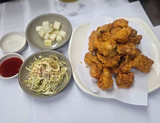 후라이드치킨 메뉴 사진(네이버)