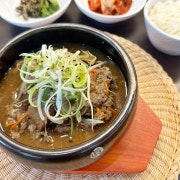 1인 뚝배기 불고기+공기밥 메뉴 사진(네이버)