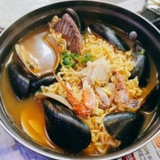 해물라면 메뉴 사진(네이버)