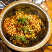 기장미역라면 메뉴 사진(네이버)