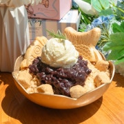 (🏝️)붕어도빠진 팥빙수 메뉴 사진(네이버)