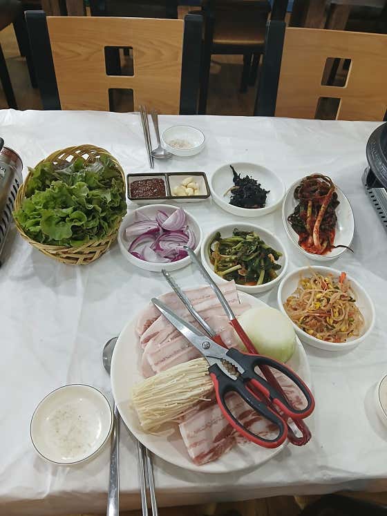 흑돈삼겹살 메뉴 사진(네이버)