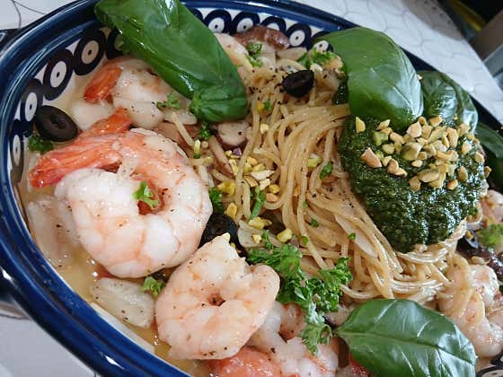 바질파스타 메뉴 사진(네이버)