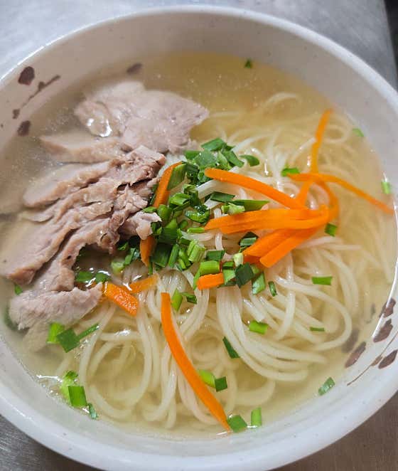 멸고국수(멸치고기국수) 메뉴 사진(네이버)