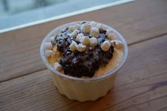 지리산팥빙수 메뉴 사진(네이버)