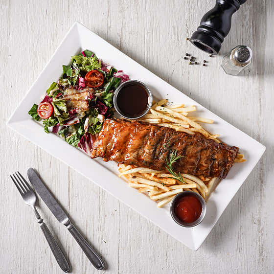 등갈비 BBQ 메뉴 사진(네이버)