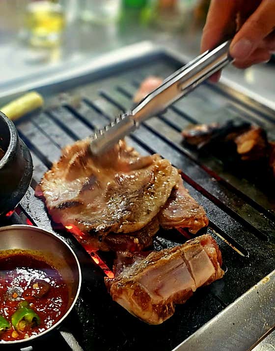 30년 연탄갈비 메뉴 사진(네이버)