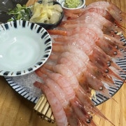 단새우사시미 메뉴 사진(네이버)