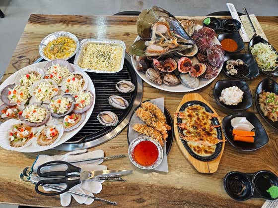 무한리필 조개구이(1인) 메뉴 사진(네이버)