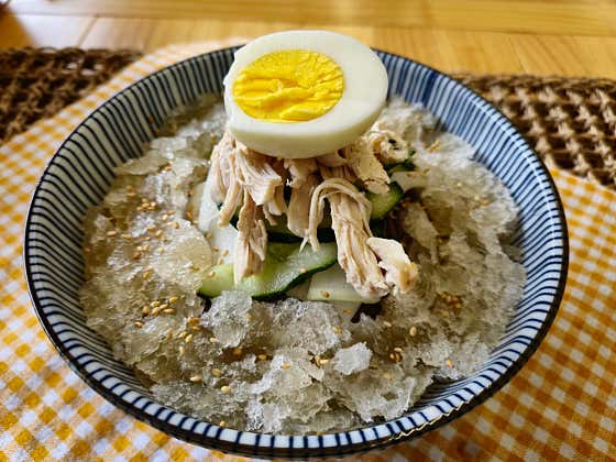 초계물냉면 메뉴 사진(네이버)