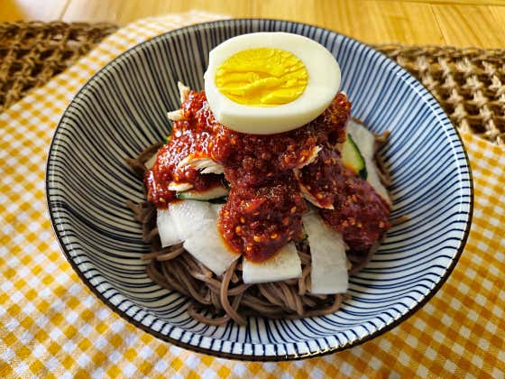 초계비빔냉면 메뉴 사진(네이버)