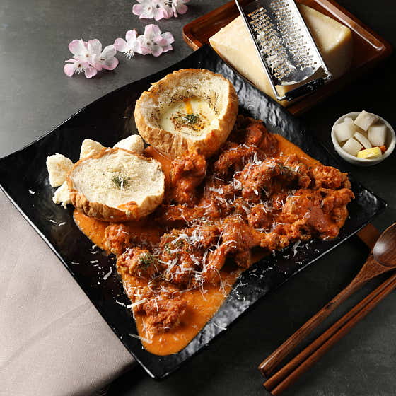 8번가빠네치킨 메뉴 사진(네이버)