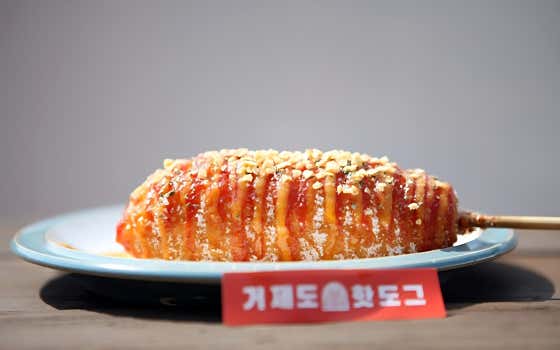 육즙 통소시지 핫도그 메뉴 사진(네이버)