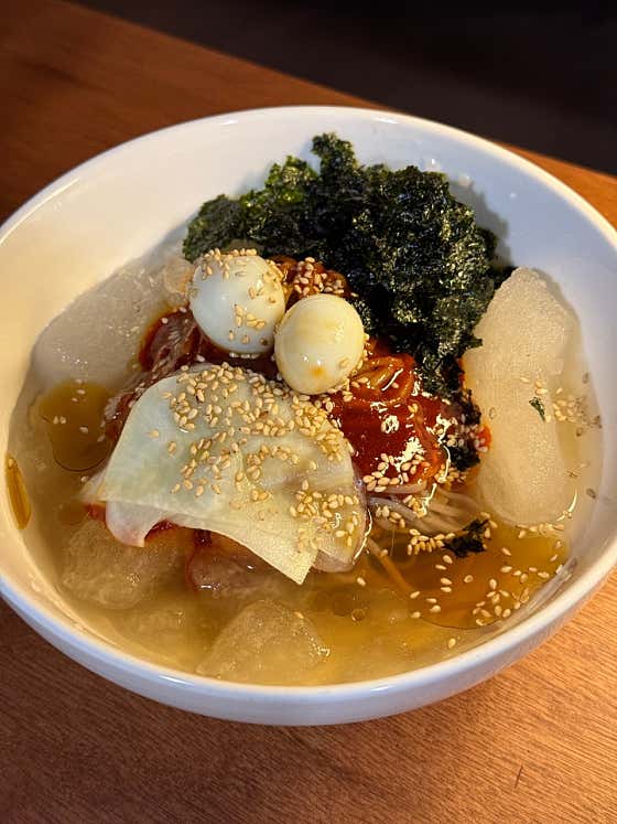 물 막국수 메뉴 사진(네이버)