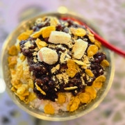 옛날팥빙수 메뉴 사진(네이버)