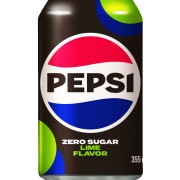 펩시 제로 슈거 라임향 355ml 메뉴 사진(네이버)